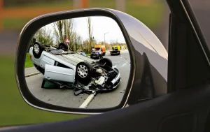 accident de voiture apres depassement